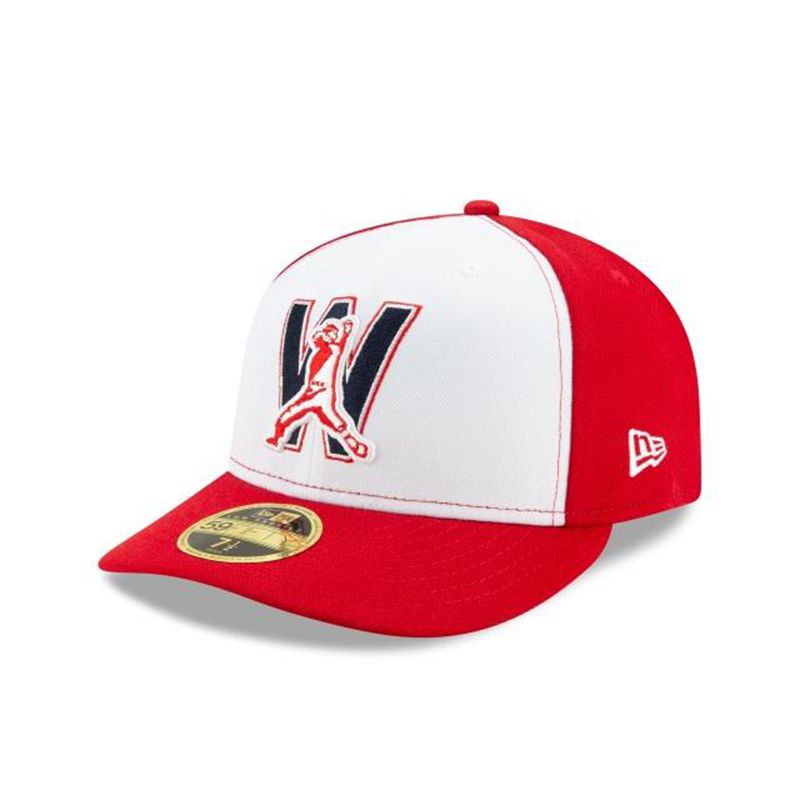 MLB Washington Nationals Authentic Collection Alt 4 Low Profile 59Fifty Fitted (JWS6043) - White New Era Caps